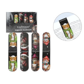 Kpl. 4 zakładek magnetycznych - Boże Narodzenie (CARMANI)
