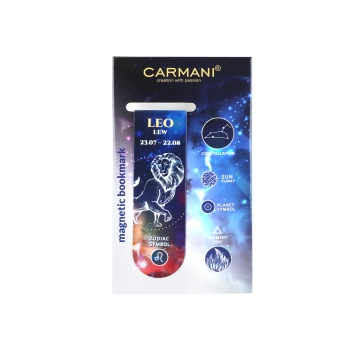 Zakładka magnetyczna - Znaki zodiaku, Lew (CARMANI)