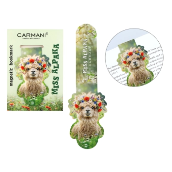 Zakładka magnetyczna - Alpaki (CARMANI)