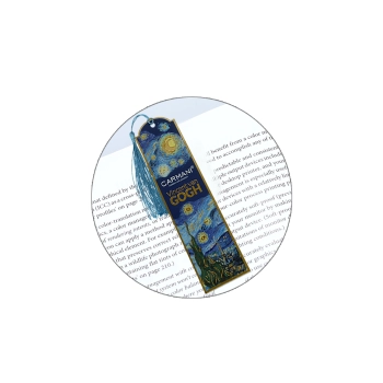 Kpl. 12 zakładek do książki - V. van Gogh, Gwiaździsta Noc (CARMANI)