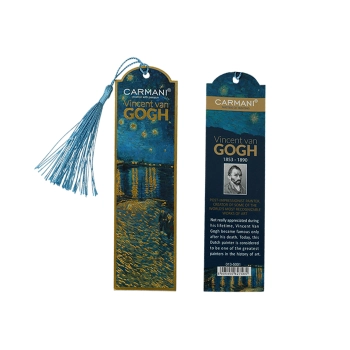 Kpl. 12 zakładek do książki - V. van Gogh, Gwiaździsta Noc nad Rodanem (CARMANI)