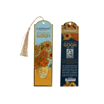 Kpl. 12 zakładek do książki - V. van Gogh, Słoneczniki (CARMANI)
