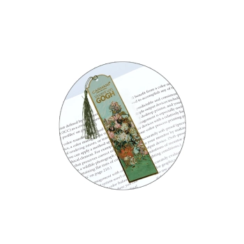 Kpl. 12 zakładek do książki - V. van Gogh, Róże w wazonie (CARMANI)