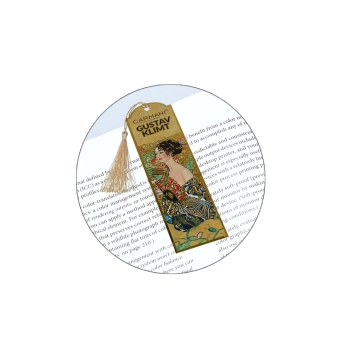 Kpl. 12 zakładek do książki - G. Klimt, Kobieta z wachlarzem (CARMANI)
