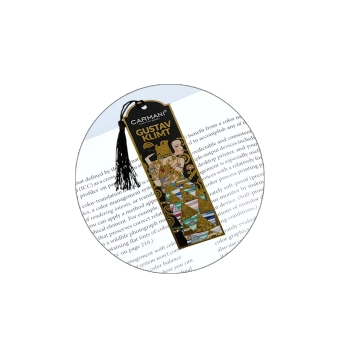 Kpl. 12 zakładek do książki - G. Klimt, Oczekiwanie (CARMANI)