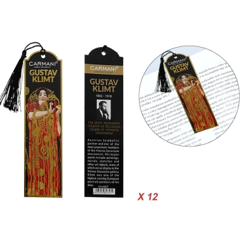 Kpl. 12 zakładek do książki - G. Klimt, Medycyna (CARMANI)