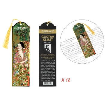 Kpl. 12 zakładek do książki - G. Klimt, Tancerka (CARMANI)