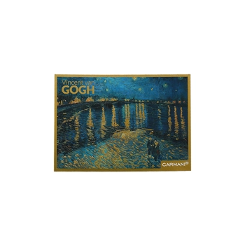 Kpl. 12 pocztówek - V. van Gogh, Gwiaździsta Noc nad Rodanem (CARMANI)