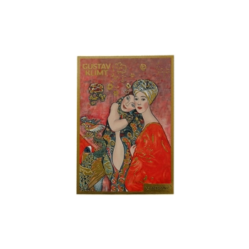 Kpl. 12 pocztówek - G. Klimt, Przyjaciółki (CARMANI)