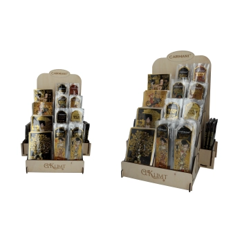 Kpl. 12 pocztówek - G. Klimt, Przyjaciółki (CARMANI)