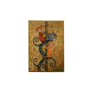 Kpl. 12 pocztówek - Inspirowana malarstwem G. Klimt (CARMANI)