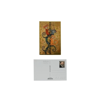 Kpl. 12 pocztówek w ozdobnej teczce - G. Klimt, mix wzorów (CARMANI)