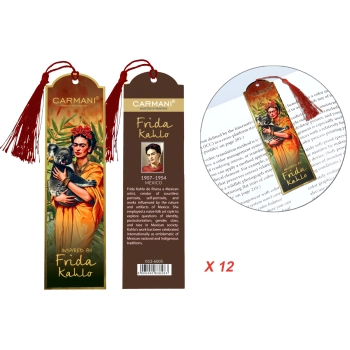 Kpl. 12 zakładek do książki - F. Kahlo (CARMANI)