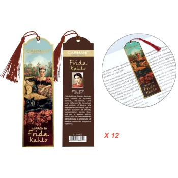 Kpl. 12 zakładek do książki - F. Kahlo (CARMANI)