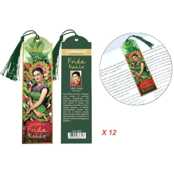 Kpl. 12 zakładek do książki - F. Kahlo (CARMANI)