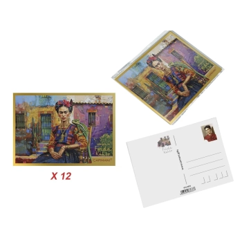 Kpl. 12 pocztówek - F. Kahlo (CARMANI)