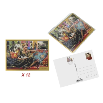 Kpl. 12 pocztówek - F. Kahlo (CARMANI)