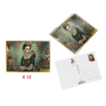 Kpl. 12 pocztówek - F. Kahlo (CARMANI)