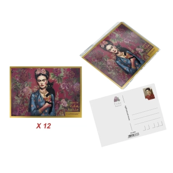 Kpl. 12 pocztówek - F. Kahlo (CARMANI)
