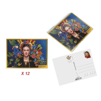 Kpl. 12 pocztówek - F. Kahlo (CARMANI)