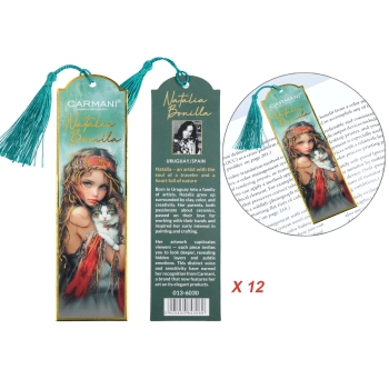 Kpl. 12 zakładek do książki - N. Bonilla, Kocie opowieści Clary (CARMANI)