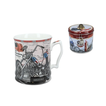 Kubek - Motocykl w puszce Harley Davidson (CARMANI)