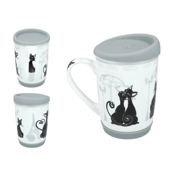 Kubek - Travelling Cats, Paryż (CARMANI)