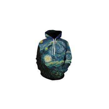 Bluza z kapturem - V. van Gogh, Gwiaździsta Noc