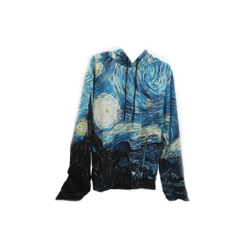 Bluza z kapturem - V. van Gogh, Gwiaździsta Noc