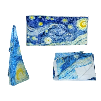 Ręcznik plażowy - V. van Gogh, Gwiaździsta Noc.