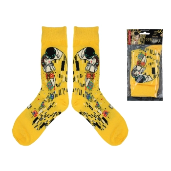 Skarpetki - G. Klimt, Pocałunek (CARMANI)