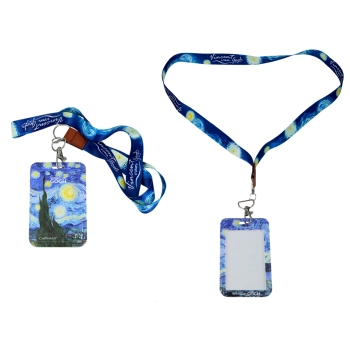 Etui na kartę/identyfikator - V. van Gogh, Gwaiździsta Noc (CARMANI)