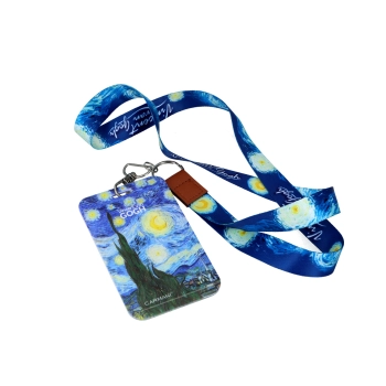 Etui na kartę/identyfikator - V. van Gogh, Gwaiździsta Noc (CARMANI)