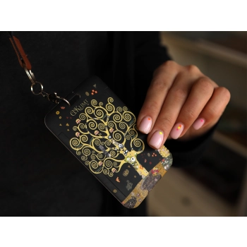 Etui na kartę/identyfikator - G. Klimt, Drzewo życia (CARMANI)
