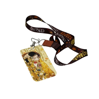 Etui na kartę/identyfikator - G. Klimt, Pocałunek (CARMANI)