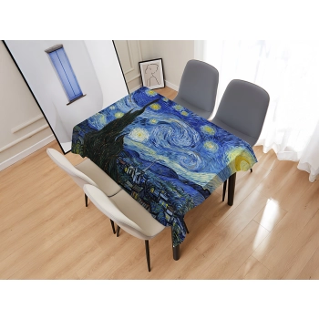 Obrus/bieżnik plamoodporny - V. van Gogh, Gwiaździsta Noc