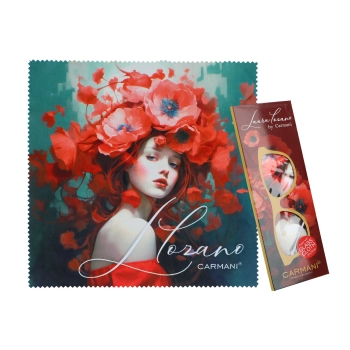 Ściereczka do okularów -  L. Lozano, Lady`s Floral Symphony (CARMANI)