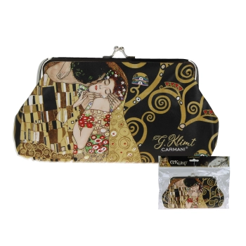 Portfelik duży - G. Klimt, Pocałunek (CARMANI)