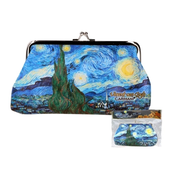 Portfelik duży - V. van Gogh, Gwiaździsta Noc (CARMANI)