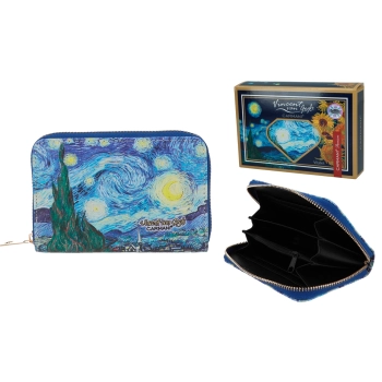 Portfel na suwak - V. van Gogh, Gwiaździsta Noc (CARMANI)