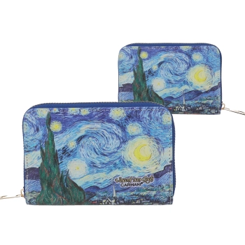 Portfel na suwak - V. van Gogh, Gwiaździsta Noc (CARMANI)