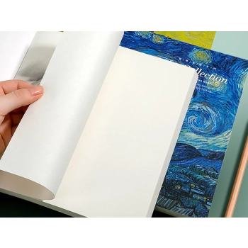 Blok rysunkowy/szkicownik - V. van Gogh, Gwiaździsta Noc.