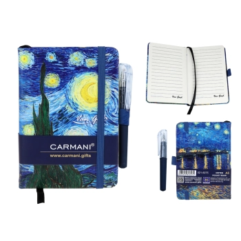 Notes A6 - V. van Gogh, Gwiaździsta Noc (CARMANI)