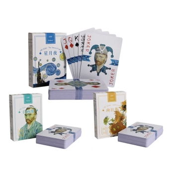 Kpl. 18 tali kart - V. van Gogh, Słoneczkiki, Gwiaździsta Noc, Autoportret.