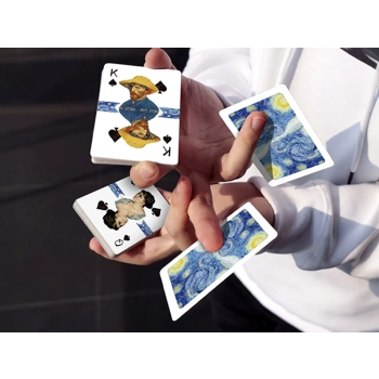 Kpl. 18 tali kart - V. van Gogh, Słoneczkiki, Gwiaździsta Noc, Autoportret.