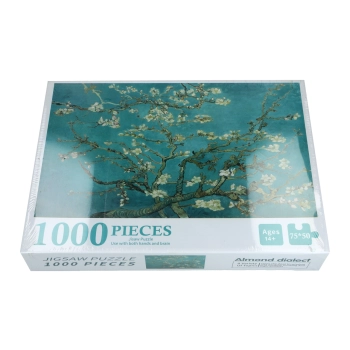 Puzzle - V. van Gogh, Kwitnący Migdałowiec, 1000 elementów