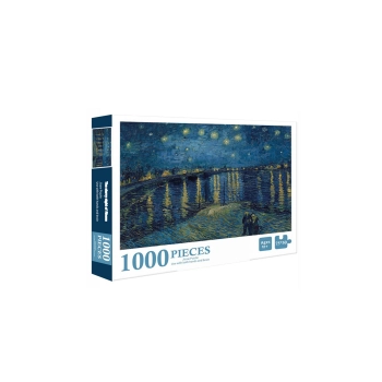 Puzzle - V. van Gogh, Gwiaździsta Noc nad Rodanem, 1000 elementów