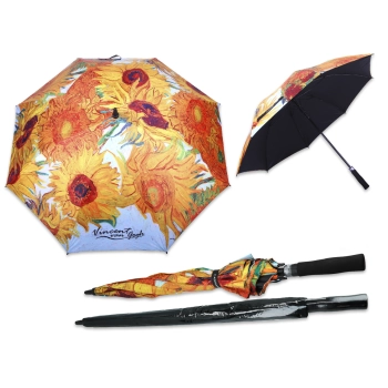 Parasol automatyczny - V. van Gogh, Słoneczniki (CARMANI)
