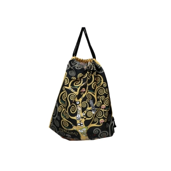 Worek na plecy - G. Klimt, Drzewo, czarne tło (CARMANI)