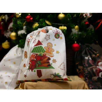 Worek prezentowy - Boże Narodzenie, Dekoracja świąteczna (CARMANI)